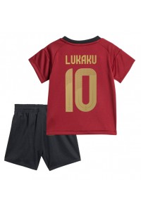 België Romelu Lukaku #10 Babytruitje Thuis tenue Kind EK 2024 Korte Mouw (+ Korte broeken)